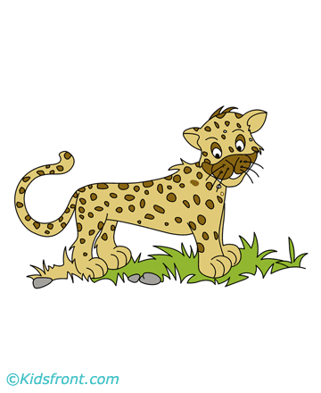 Big Cat Color Pages For Kids Coloring Pages
