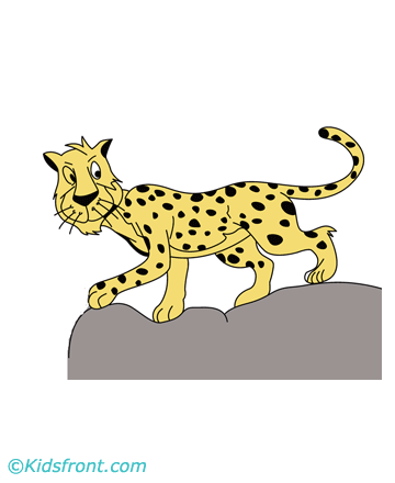 Jaguar At Danger End Coloring Pages