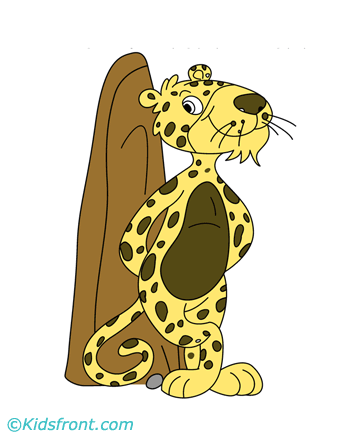 Cute Jaguar Coloring Pages