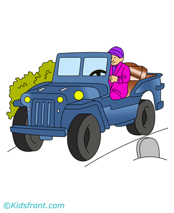 Jeep Coloring Pages