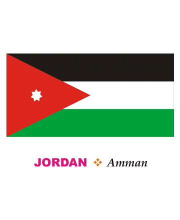 Jordan Flag Coloring Pages