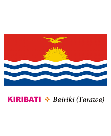 Kiribati Flag Coloring Pages