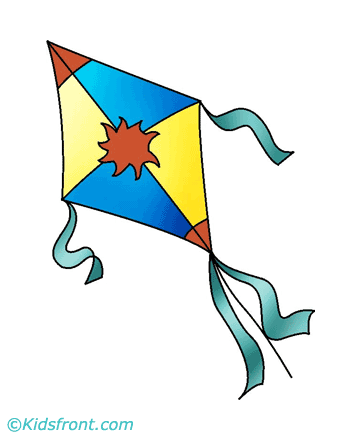 Kite Coloring Pages