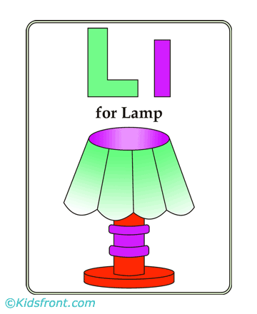 L-preschool Alphabet Coloring Pages