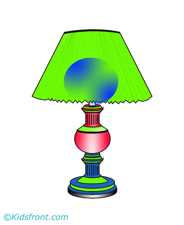 Lamp Coloring Pages