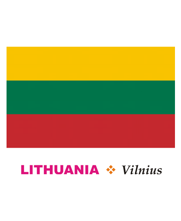 Lithuania Flag Coloring Pages