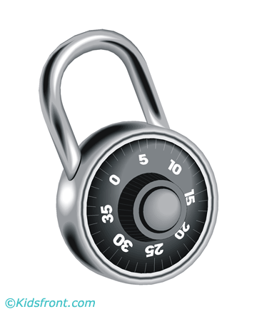 Lock Coloring Pages