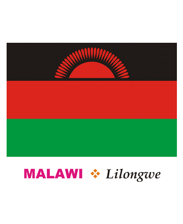 Malawi Flag Coloring Pages