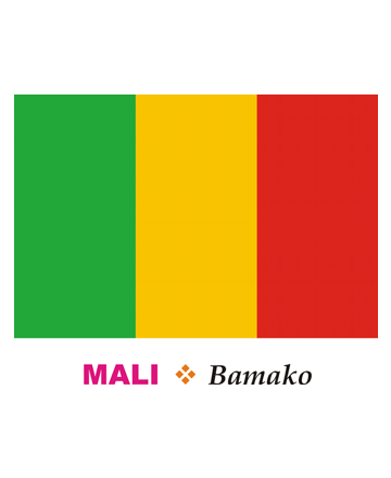 Mali Flag Coloring Pages