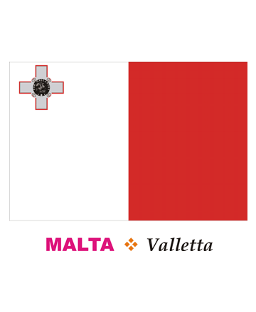 Malta Flag Coloring Pages