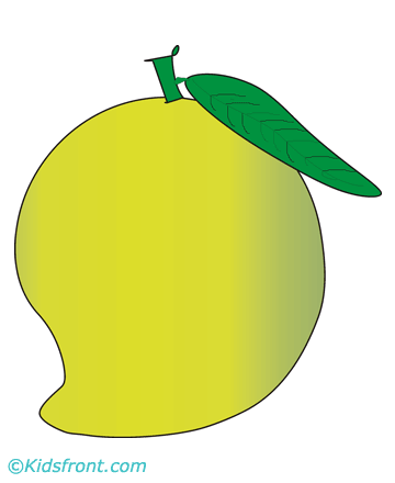 Green Mango Coloring Pages