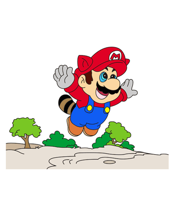 Super Mario Coloring Pages