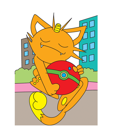 Meowth Coloring Pages