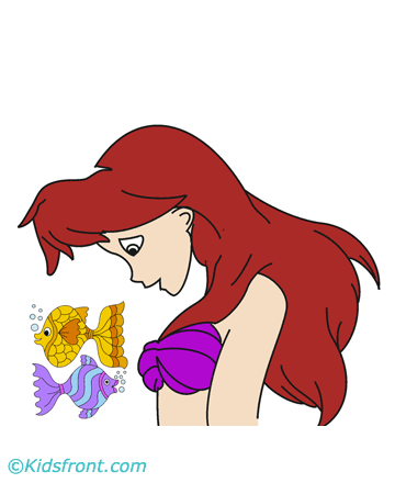 Mermaid Stories Coloring Pages