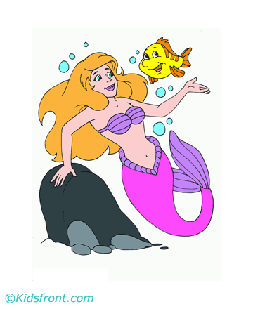 Mermaid Springs Coloring Pages