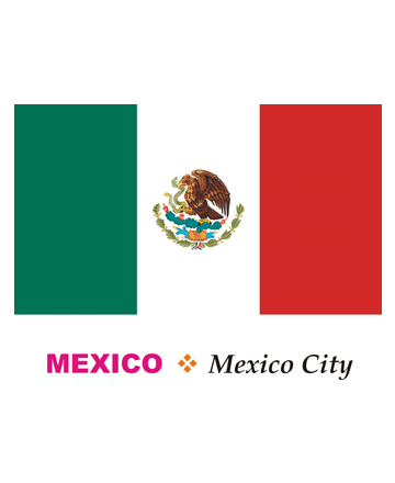 Mexico Flag Coloring Pages
