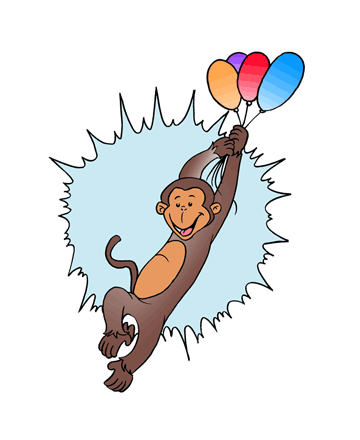 Monkey Coloring Pages