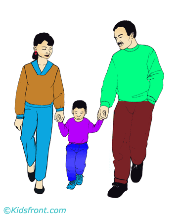 Mon And Dad Coloring Pages