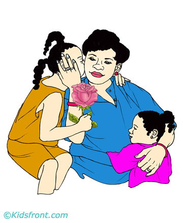 Mothers Day Special Coloring Pages