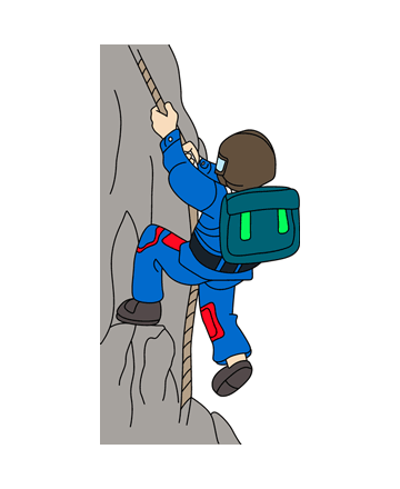 Mountain Climber Coloring Pages
