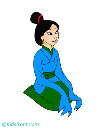 Mulan Coloring Pages