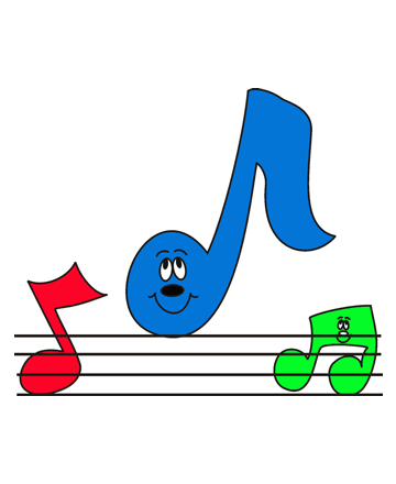 Type Music Notes Coloring Pages