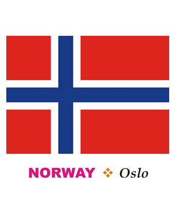 Norway Flag Coloring Pages