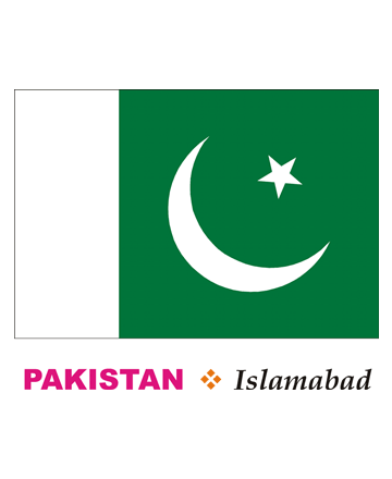 Pakistan Flag Coloring Pages