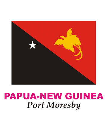 Papua New Guinea Flag Coloring Pages