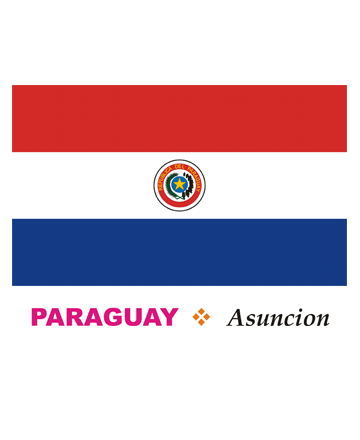 Paraguay Flag Coloring Pages