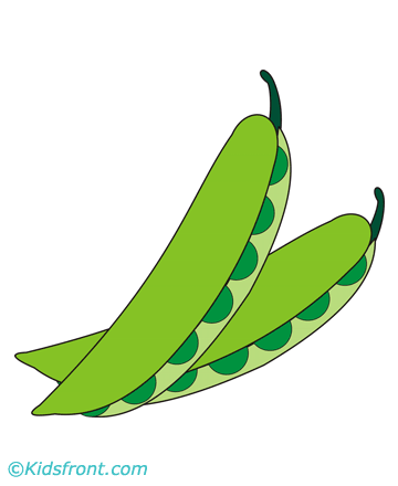 Peas Coloring Pages