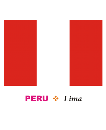 Peru Flag Coloring Pages
