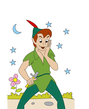 Peter Pan Coloring Page 10 Coloring Pages