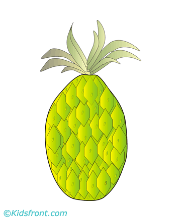 Pineapple Coloring Pages