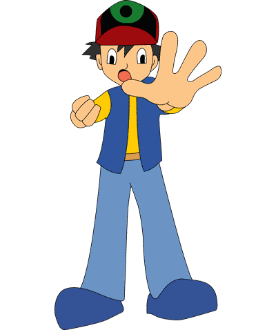 Pokemon Ash Coloring Pages