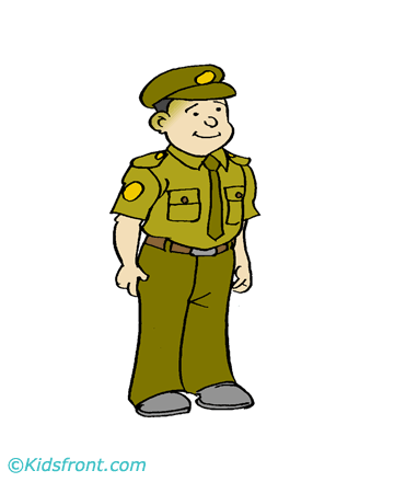 Policeman Coloring Pages