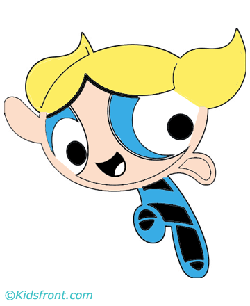 Powerpuff Girl Characters Coloring Pages