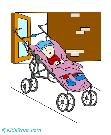 Baby Pram Coloring Pages