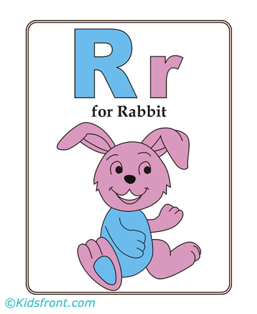 R-preschool Alphabet Coloring Pages