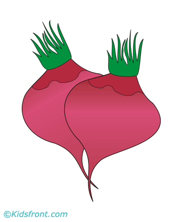 Radish Coloring Pages