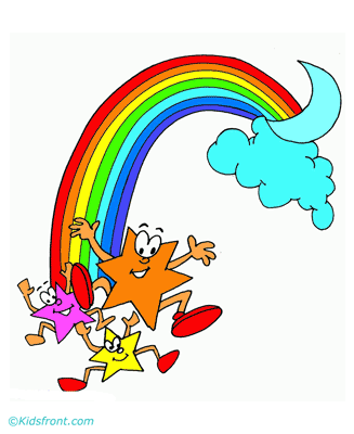 Beautiful Rainbow Coloring Pages