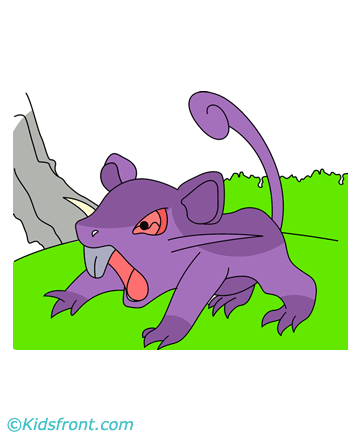 Rattata Coloring Pages