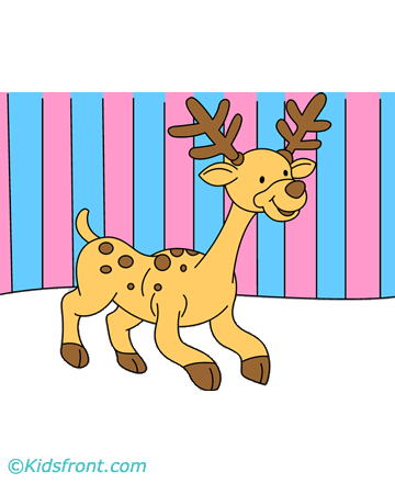 Reindeer Coloring Pages