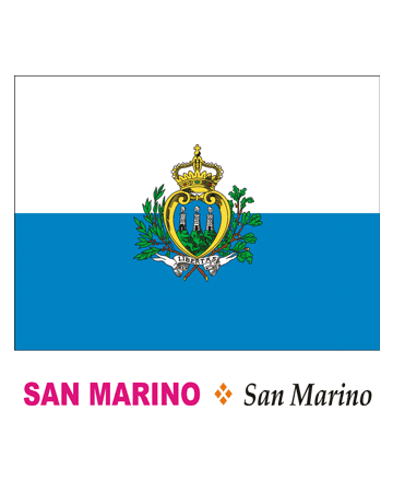 San Marino Flag Coloring Pages