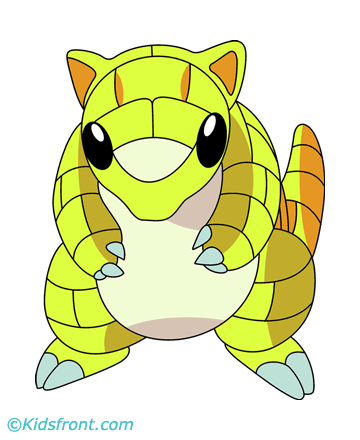 Sandshrew Coloring Pages