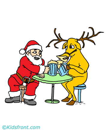 Santa Coloring Pages