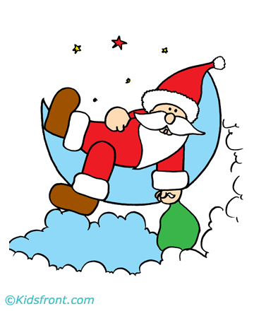 Christmas Santa Coloring Pages