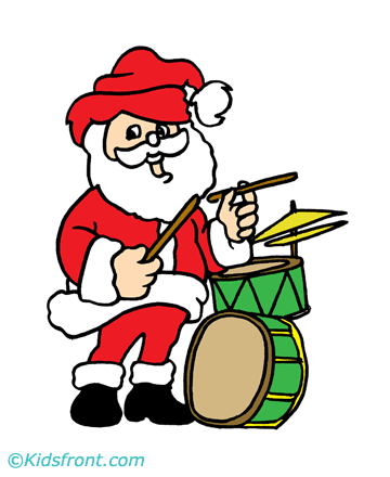 Santa Lyrics Coloring Pages