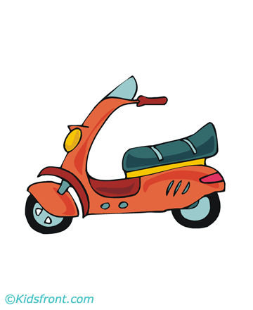 Scooty Coloring Pages