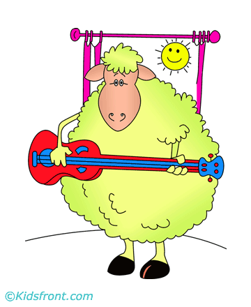 Sheep Coloring Pages